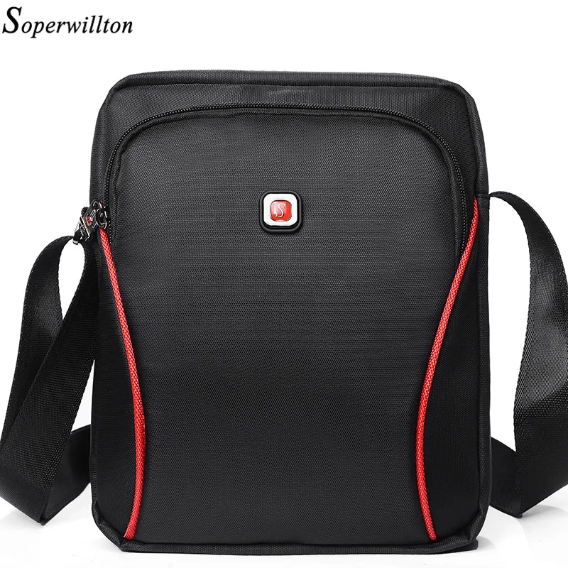 

Soperwillton Men's Bag Male Ipad Bag Oxford Shoulder Messenger Bags Crossbody Brand Design Bolsa Masculina Large Capacity #1061