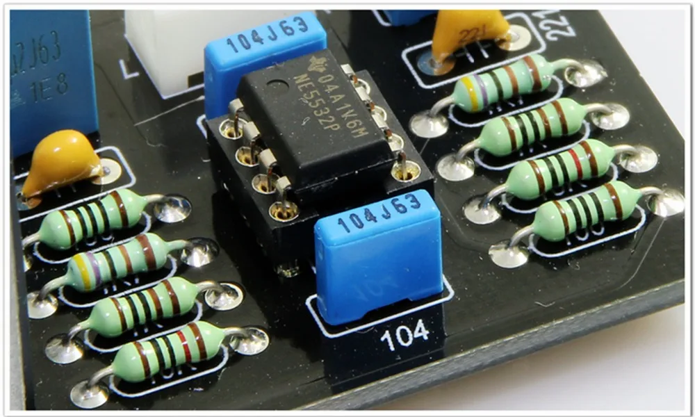 Позолоченный держатель микросхемы Япония ALPS потенциометр усиления 5 раз AC 12 В предусилитель доска NE5532 тон управление аудио усилитель доска