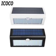 ICOCO 500LM 38 светодиодный датчик движения Солнечный свет водонепроницаемый настенный светильник энергосберегающий свет 3 режима для наружного сада подъездная дорога