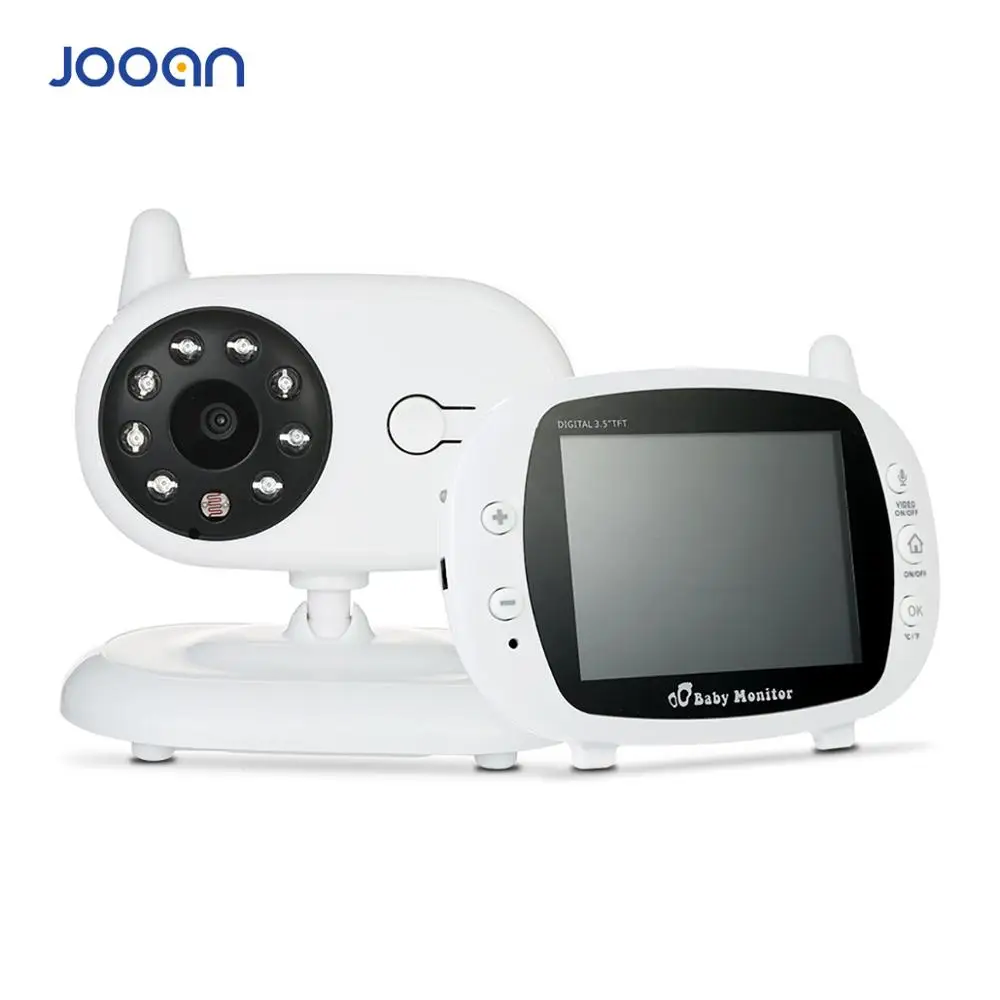 

3.5 Inch Wireless Baby Monitor With Camera High Resolution Baby Nanny Security Camera Night Vision Temperature Monitoring