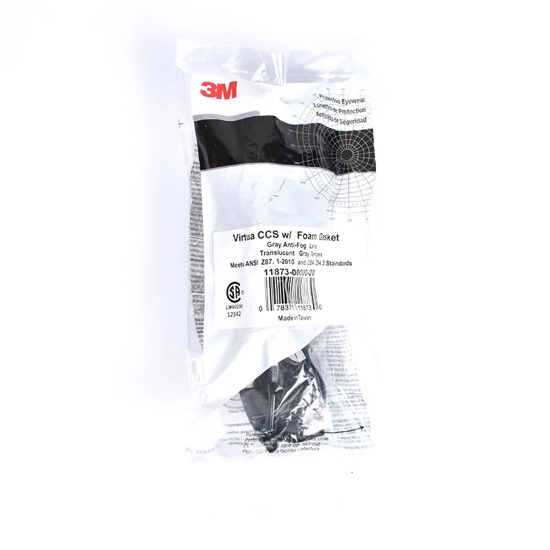 3M 11873 Virtua CCS Protective Eyewear Foam Gasket Anti Fog Lens Dust Wind Proof Riding Sporty Safety Goggles Protective Glasses 3M 11873 Virtua CCS Protective Eyewear Foam Gasket Anti Fog Lens Dust Wind Proof Riding Sporty Safety Goggles Protective Glasses