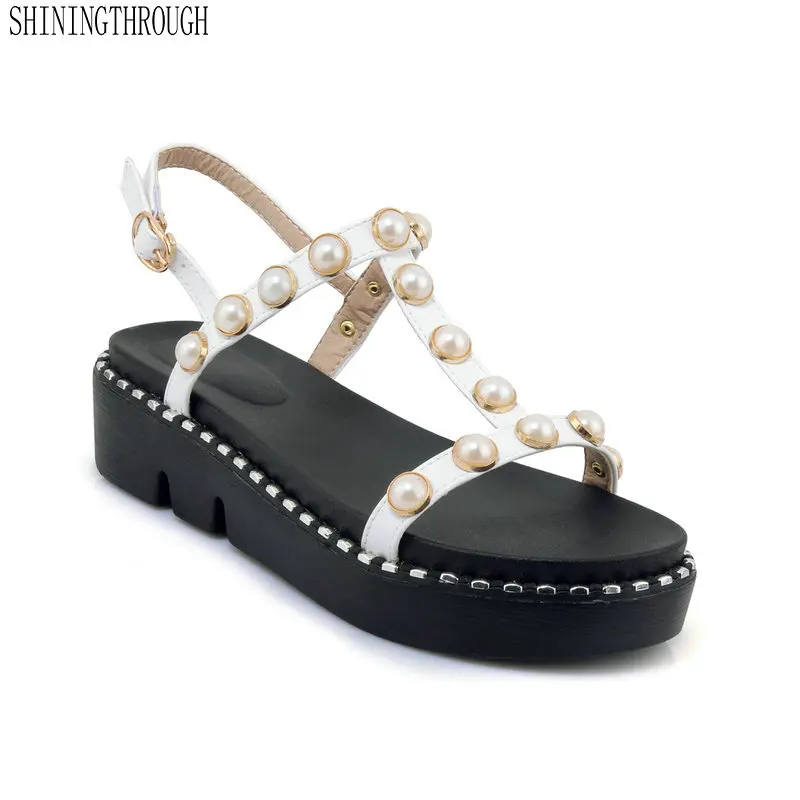 

2019 Summer Women Fashion Wedge Sandals Peep Toe Pumps Lace Buckles Shoes Ankle Strap Platform High Heels Ladies