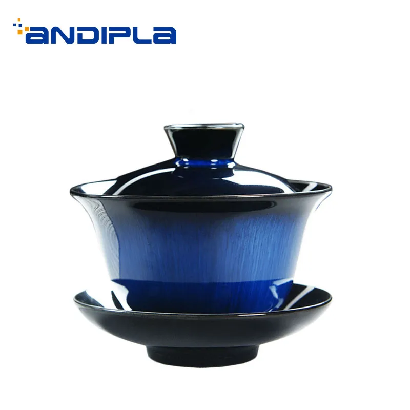 230/245 мл креативный глазурованный Gaiwan керамический фарфор китайский чайный набор
