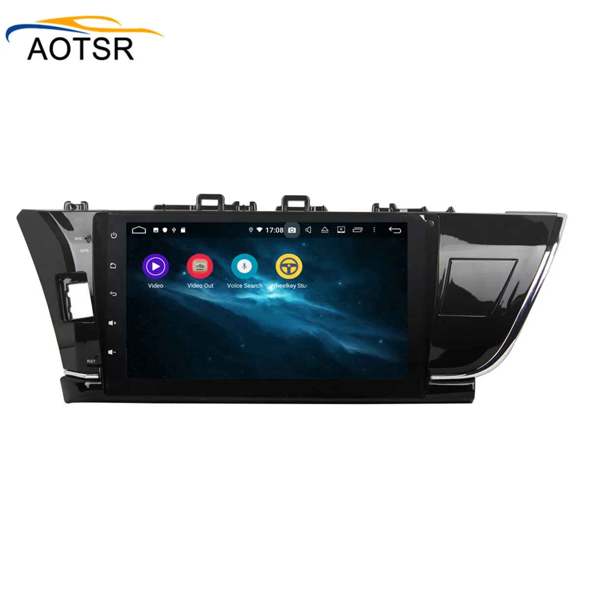 Best DSP 4+64G Android 9.0 car dvd gps navigation for Toyota corolla 2014 2015 car dvd radio gps stereo Audio video headunit free map 2