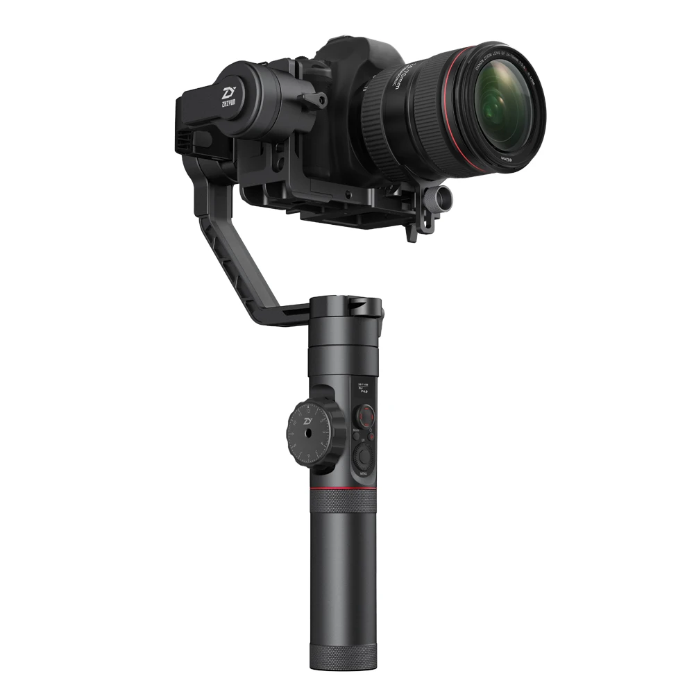 Новые Zhiyun Crane 2 3-осевой портативный монопод с шарнирным замком видео Камера гироскоп стабилизатор для беззеркальная камера DSLR Canon 5D2/5D3/5D4 DHL