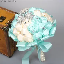 NIXUANYUAN искусственный Букеты Свадебные s ручной работы цветок со стразами невесты с украшением в виде кристаллов Букеты Свадебные de mariage SP8562