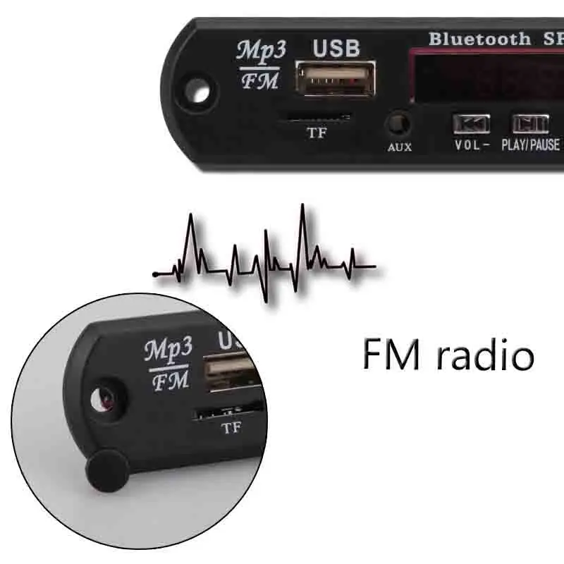 Bluetooth V3.0 + EDR аудио модуль MP3 игрок WMA декодер с доска Модуль ж/Слот для карт памяти