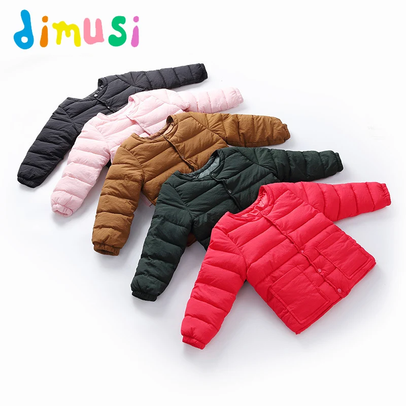  DIMUSI Winter Kids Boys Jacket Baby Girls Snowsuit Infant Children Clothing Cotton Thick Outwear Wi