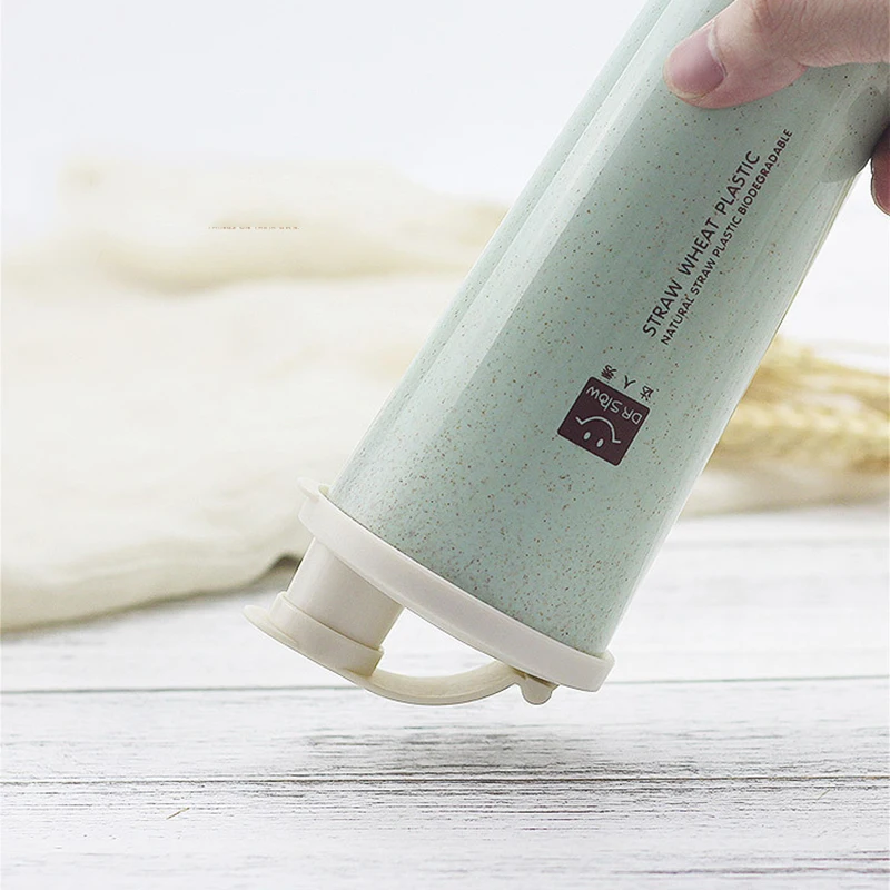 450ml протеин порошок шейкер бутылка для воды пшеничной соломы BPA ...