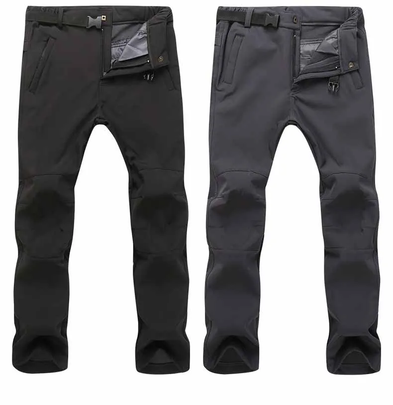 Pantalones de senderismo al aire libre transpirables de invierno para hombre Pantalones de Camping de senderismo a prueba de viento abrigados Pantalones deportivos de esquí