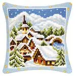 

CX0700 DIY Needlework Crafts Cushion Cover Cross Stitch Printed Crewel Yarn Pillow Case Cross Stitch Kits for Embroidery
