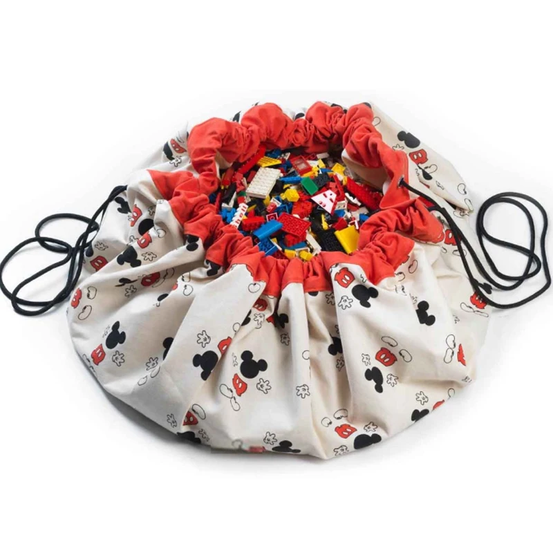 140 см детская сумка для хранения игрушек Disney Mickey Minnie органайзер детский игровой