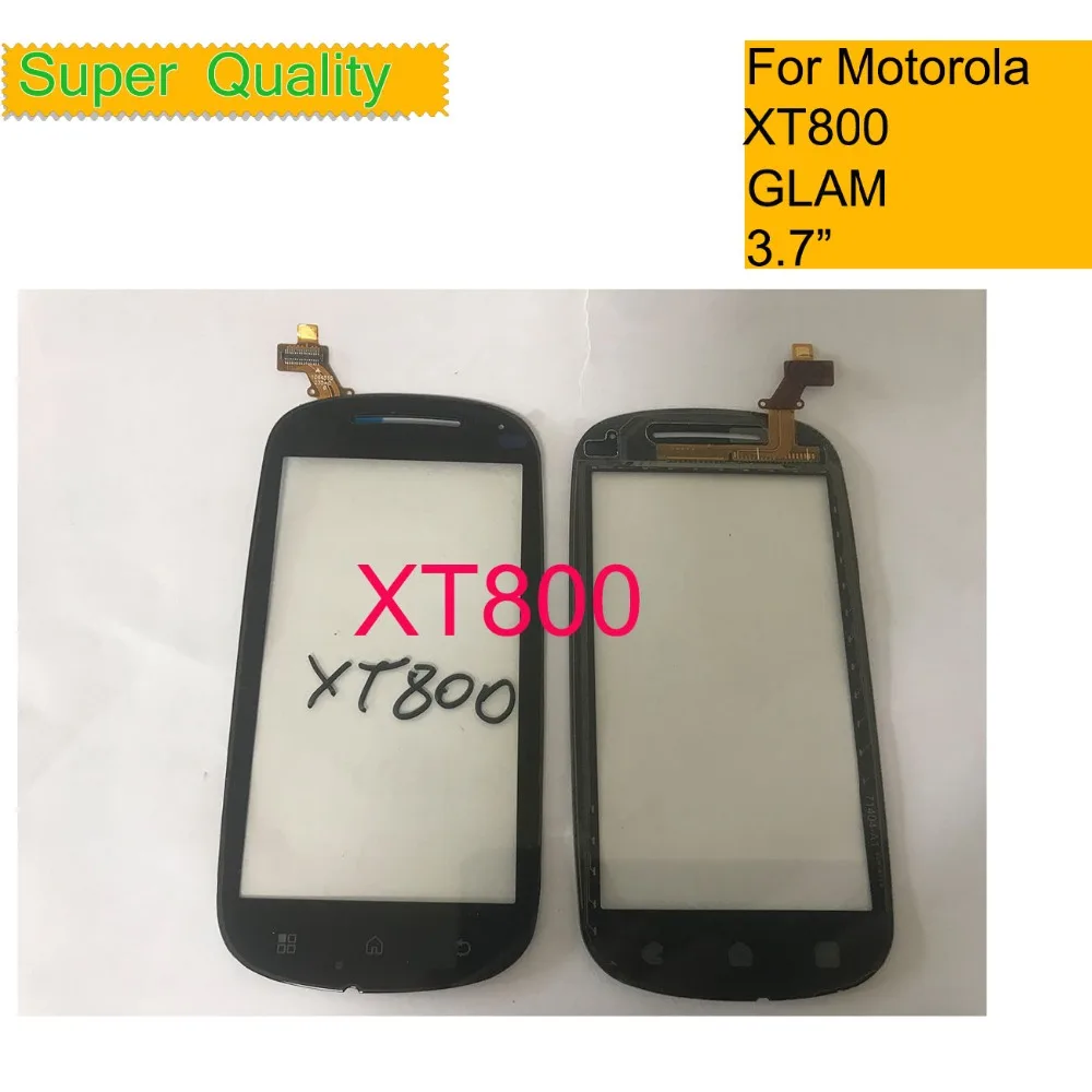 Сенсорный экран для Motorola Moto XT800 GLAM сенсорный экран дигитайзер Передняя стеклянная панель сенсорная 3," Замена