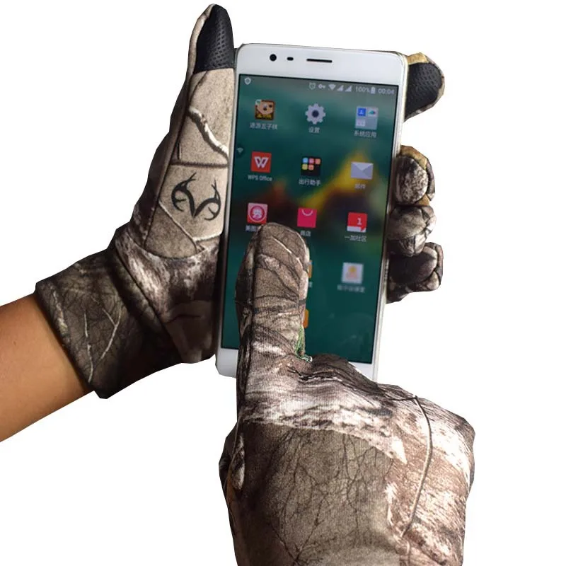 Камуфляжные уличные перчатки с сенсорным экраном полный палец военные тактические перчатки для охоты стрельба Рыбалка Мотоциклетные Перчатки