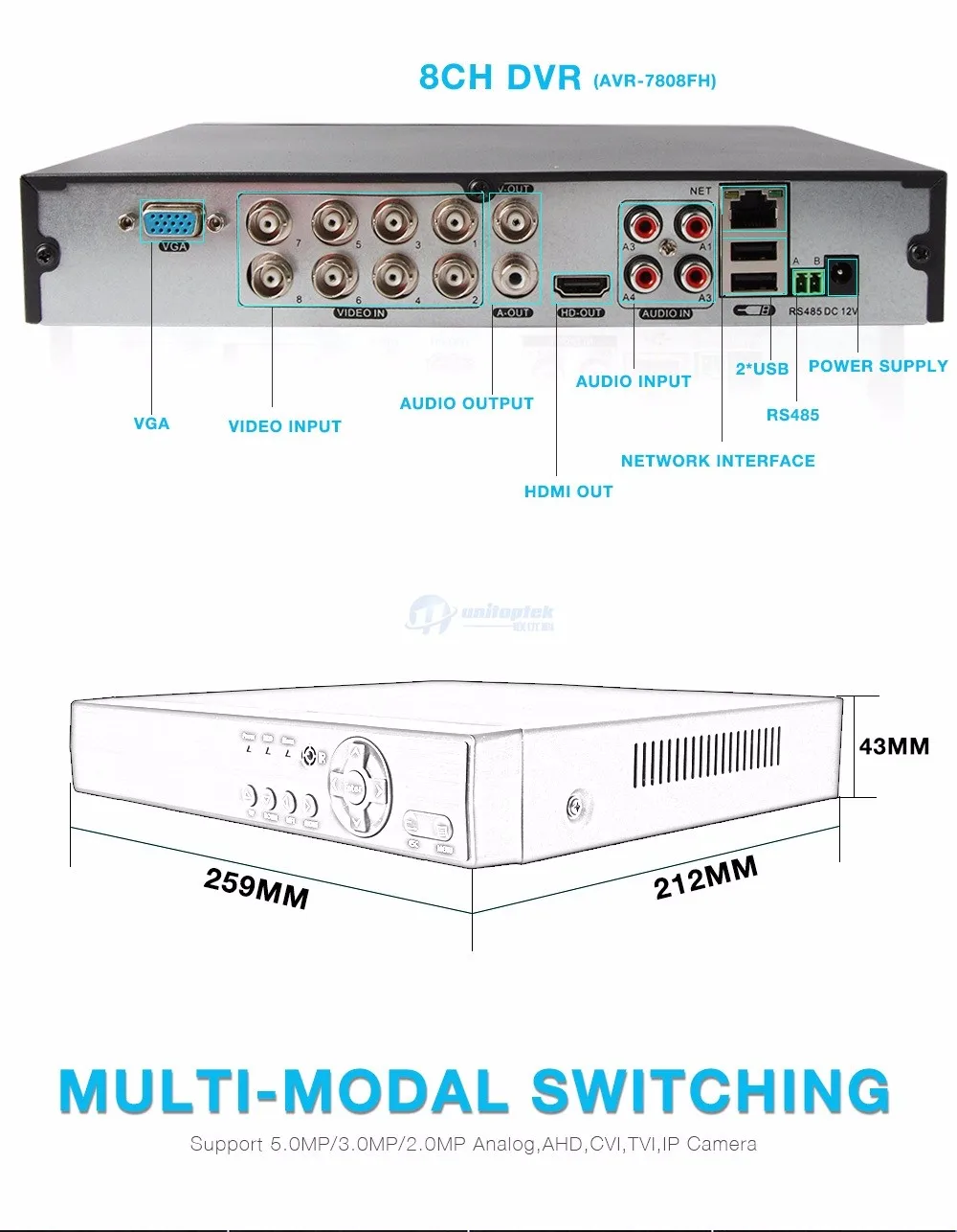 08 CCTV AHD DVR