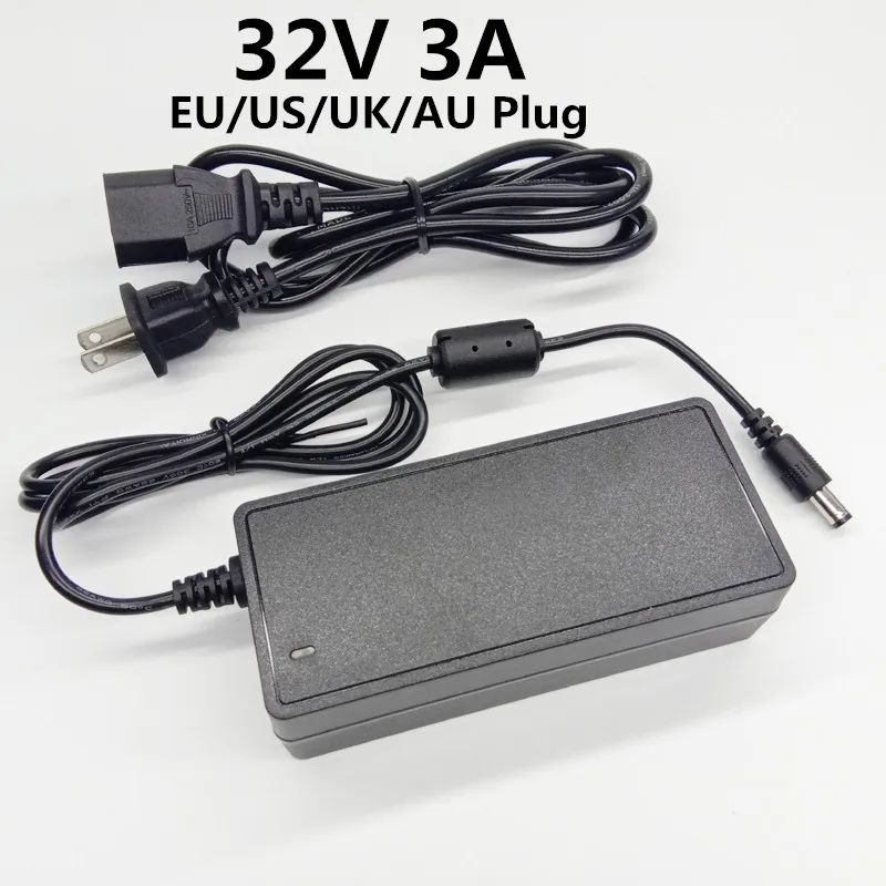 

32V 3A 3000mA 32v3a 32 volt ac dc adapter switching power supply universal power adapter dc voltage Converter EU US UK AU plug