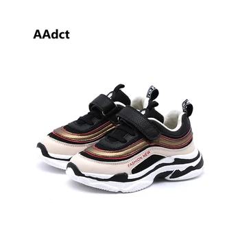

AAdct 2018 new fashion soft Girls Boys shoes running sports kids shoes sneakers Brand spring autumn children shoes
