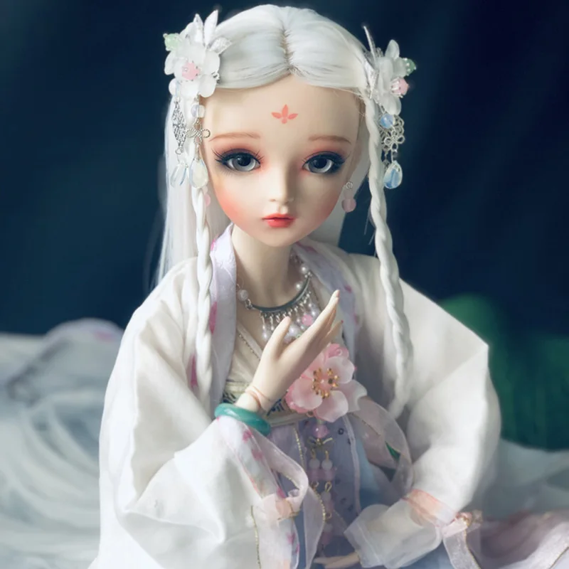 Doll BJD 60 см Классическая красивая кукла для китайской одежды хан BJD кукла с макияж ручной работы красивые игрушки для девочек подарок - Цвет: Doll