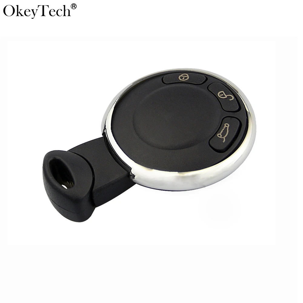 Okeytech Smart Keyless Shell for BMW Mini Cooper 3 Buttons Uncut Blade