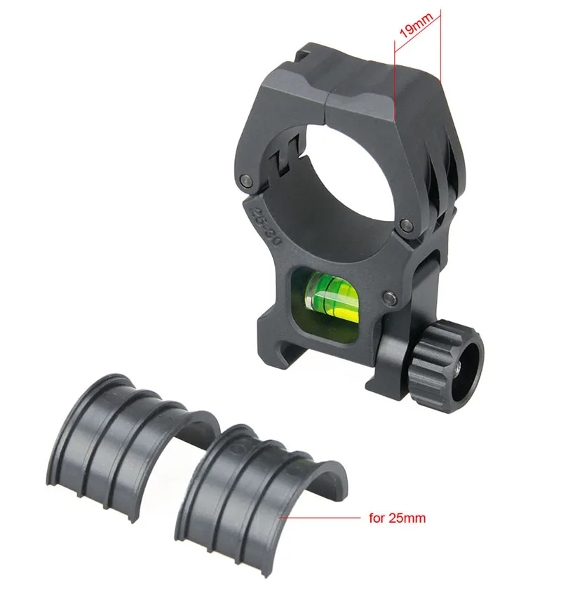 6063 aluminum 21.2mm rail scope mounts 1" rifle scope mounts 30mm rifleScope Mounts with Bubble Level