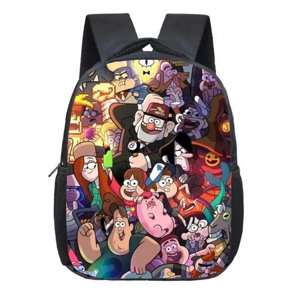 12 Inch font b Backpack b font Anime Gravity Falls School font b Backpacks b font