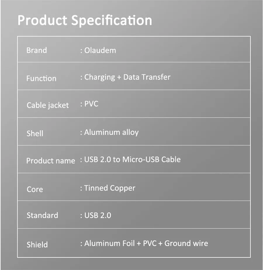 Cable USB Micro USB (7)