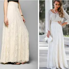 Модные женские туфли для девочек двойной Слои кружевное платье с цветочным рисунком плиссированная юбка Макси Высокий эластичный пояс длиной макси юбки элегантный Для женщин s длинные юбки