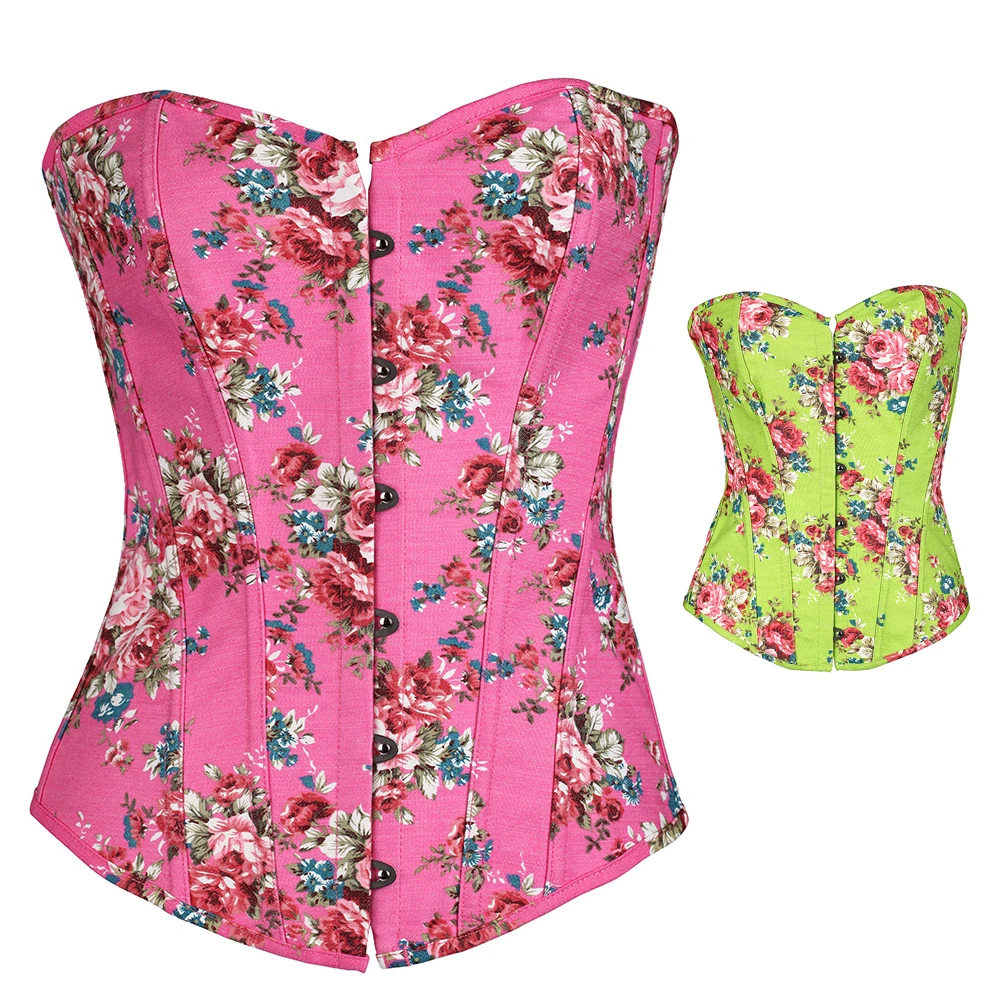 NEW rose flower colorful wedding underbust Sexy Waist Workout Cincher Body font b Shaper b font