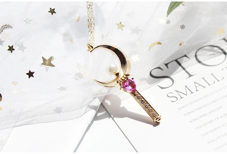 SANSUMMER модное женское ожерелье Alice серия Moon Key Персиковое сердце жемчужное ожерелье дизайнерское ювелирное изделие роскошное женское ожерелье 6366