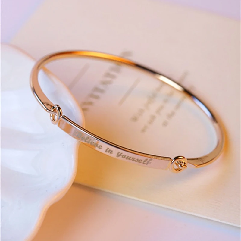 Индивидуальные инициалы браслеты для женщин подарок золотой бар браслет на предплечье гравировка украшения из букв
