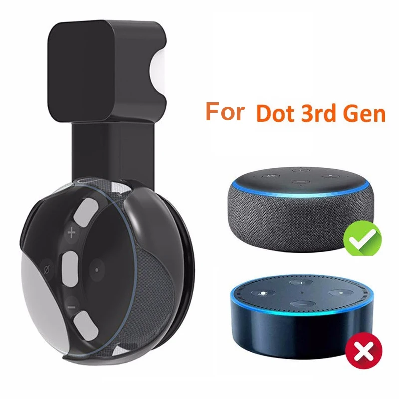 2 цвета настенное крепление, вешалка держатель кронштейн для Amazon Alexa Echo Dot спикер 3-го поколения и других круглых голосовых ассистентов