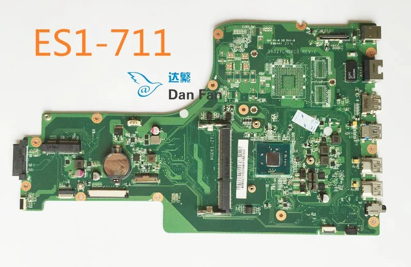

For ACER ES1-711 Laptop Motherboard DA0ZYLMB6C0 Mainboard 100%tested fully work
