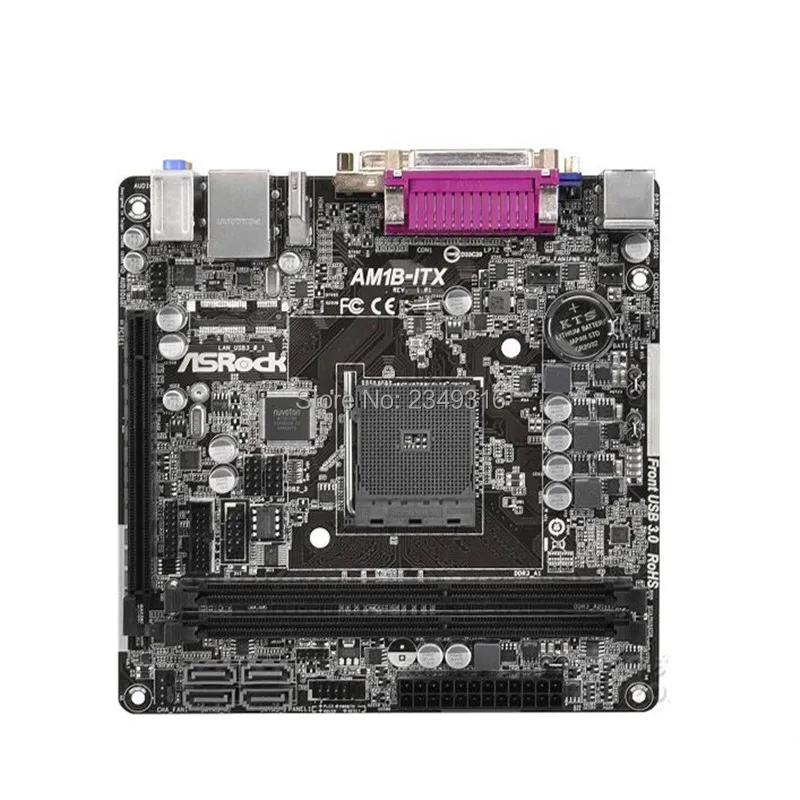 

Used Original AM1 Motherboard for ASRock AM1B-ITX Desktop Board USB3.0 SATA3 DDR3