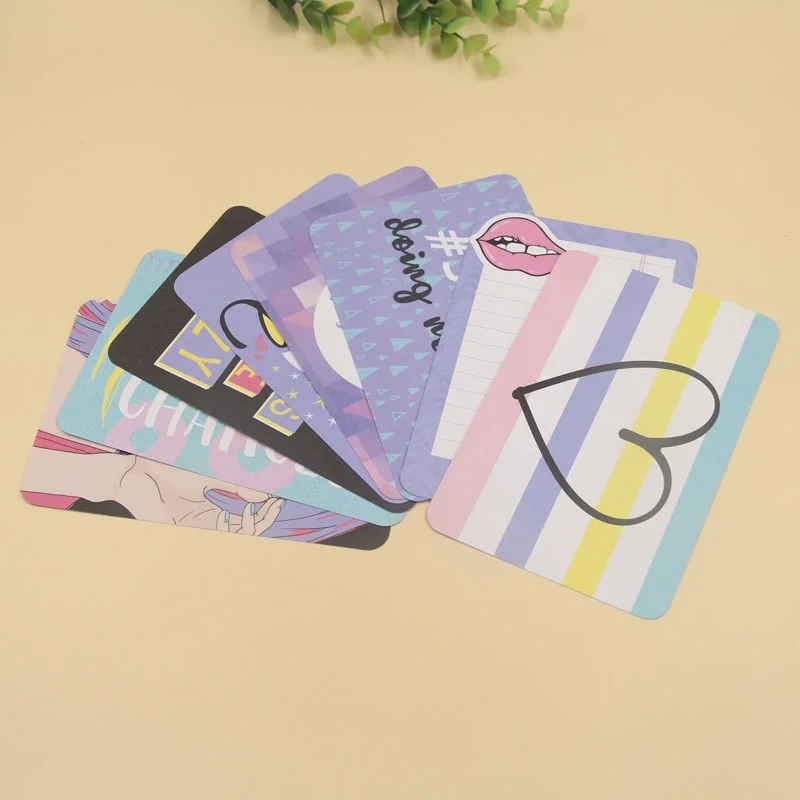 KLJUYP 40 шт. двухсторонняя печатная карточка Happy youth для скрапбукинга Happy planner/для создания карт/для журналов