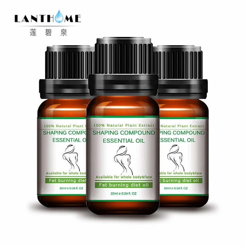 

Lanthome 3Pcs Compound Essential Oils for Face Lift Burning Fat Facial Lifting Firming Slimming Shaping Whole Body 100% Natural