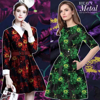 

High - grade jacquard brocade fabric meter brocade coat cloak cheongsam jacquard fabric wholesale jacquard cloth