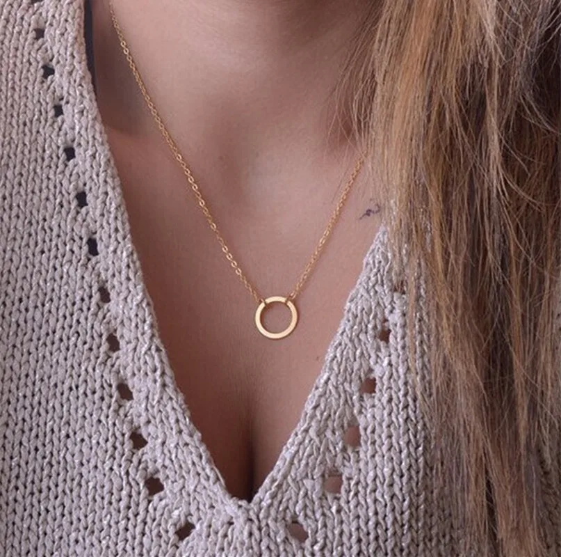 

2019 Hot Tiny Heart Necklace for Women SHORT Chain Heart star Pendant Necklace Gift Ethnic Bohemian Choker Necklace Jewelry Gift