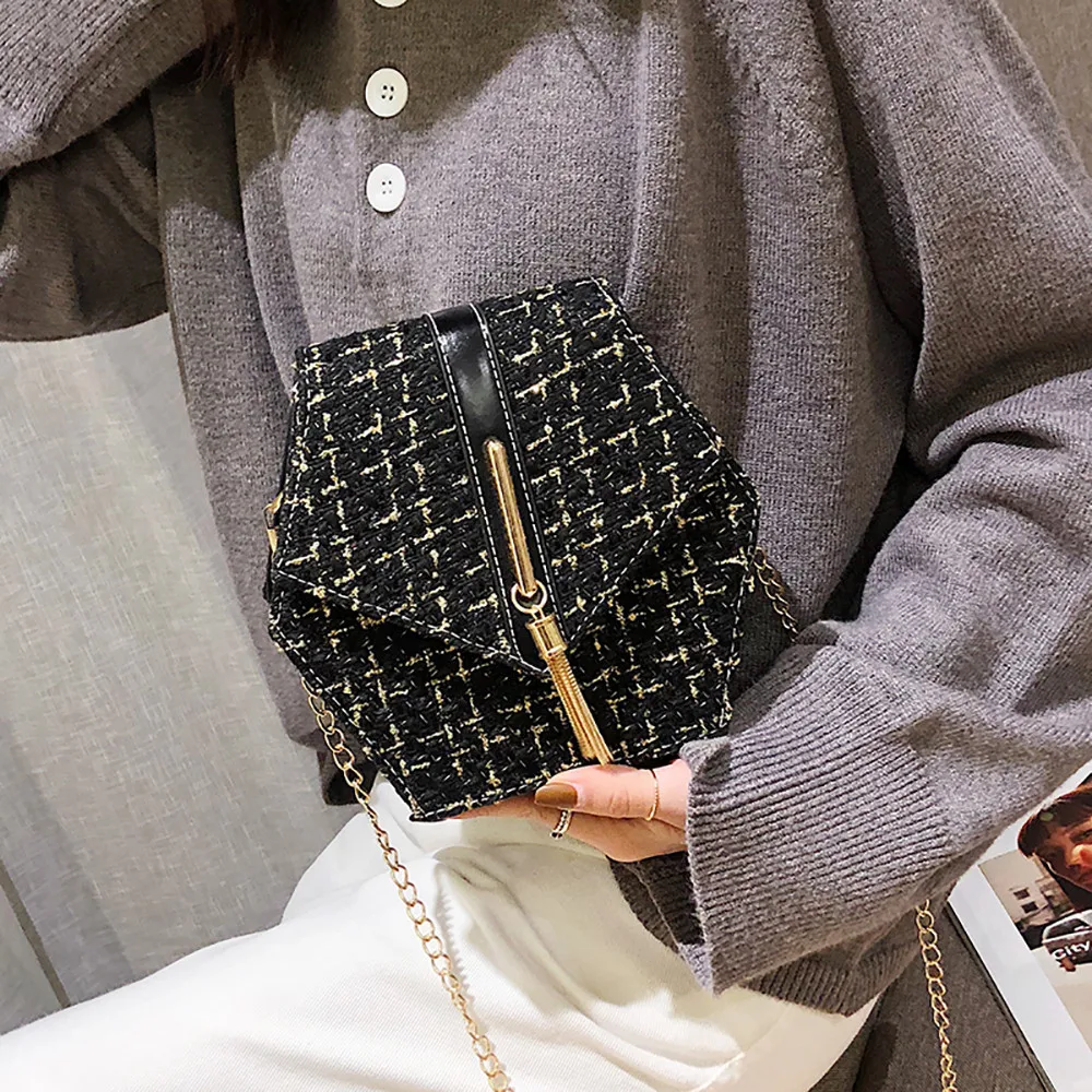 OCARDIAN женские сумки на цепочке с шерстяной кисточкой маленькая квадратная сумка мягкая моющаяся кожаная сумка через плечо фруктовая модная женская сумка 932115