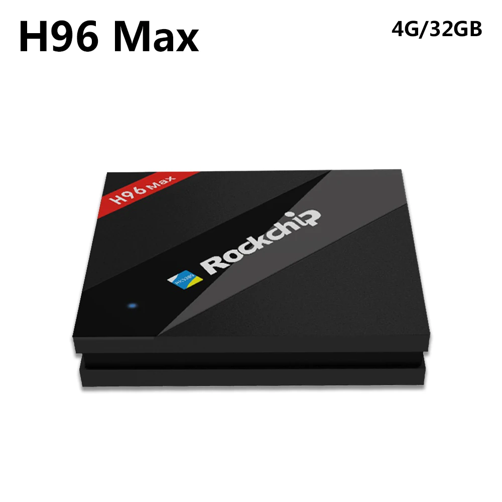 H96 MAX RK3399 4GB RAM 32GB ROM TV BOX 2.4G/5.0G Wifi H.265 4K Smart Tv VP9 Android 7.1 Bluetooth 4.0 USB3.0 Type-C Media Player
