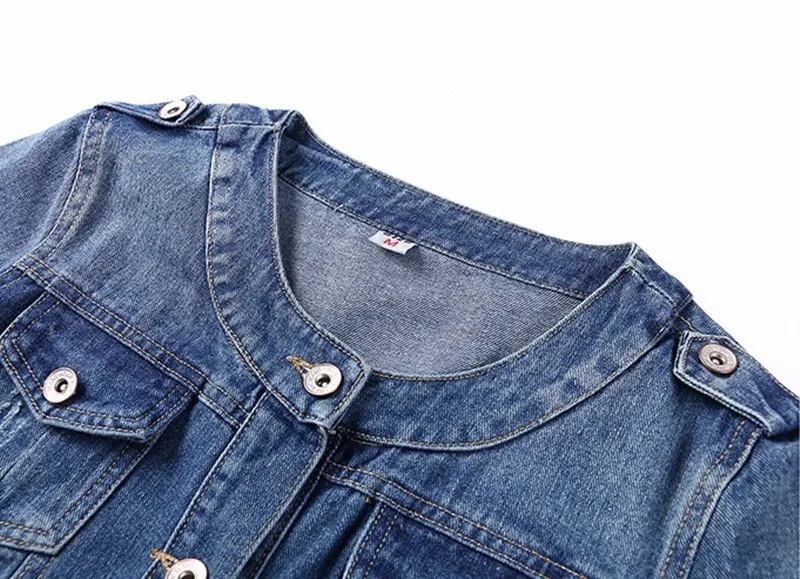 discounted  Women Spring Autumn 5XL Plus Size Outerwear Jean Jacket Woman Hot Boyfriend Vintage Streetwear Basi