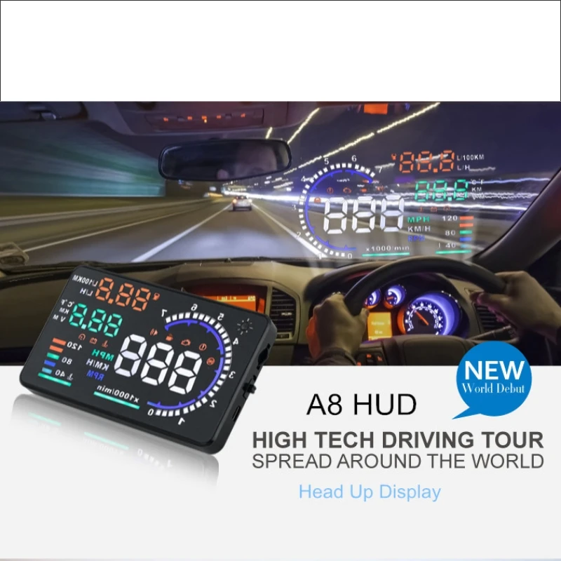 Для Jaguar XF/ XJ/ XE/ XJR 2015 2016 Автомобиль HUD Дисплей безопасное вождение Экран проектор
