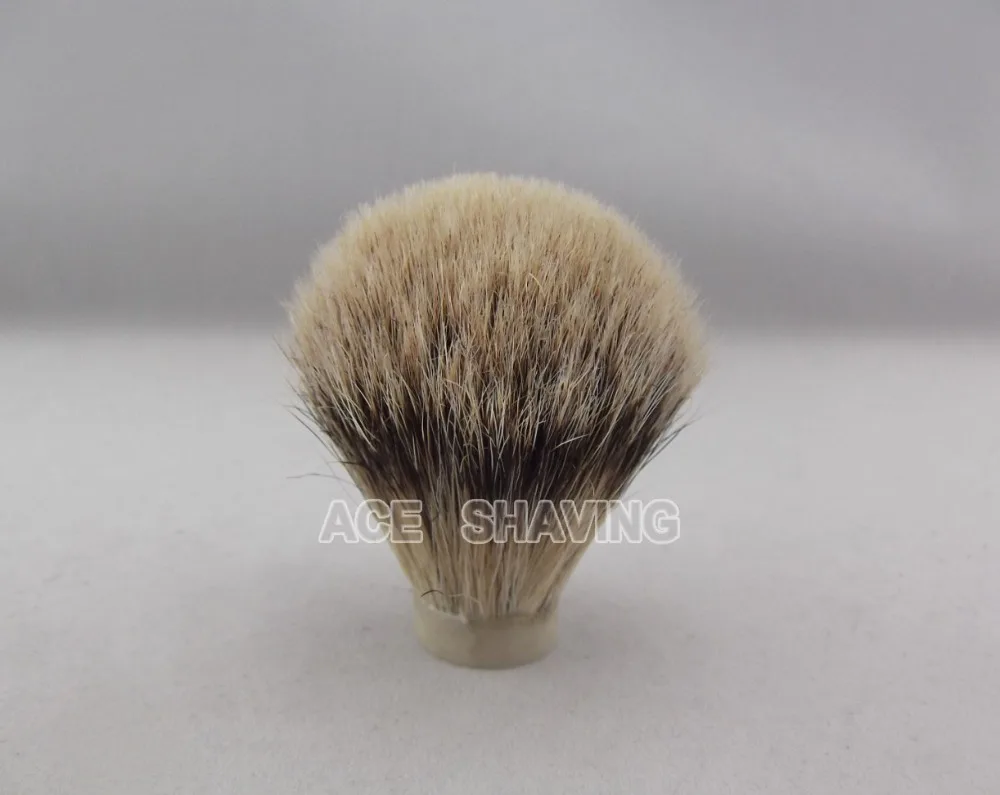 High Grade Silvertip Badger Hair DIY Shaving Brush Knot Head (knot size