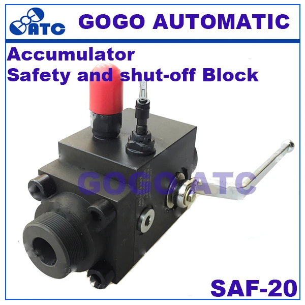 Высокое качество Аккумулятор безопасности и отключения блок SAF-20 saf серии Углеродистой Стали Клапан блок