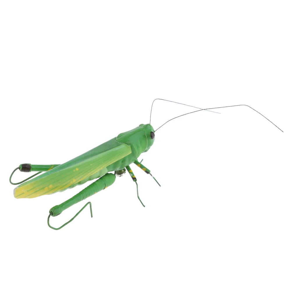 Fly Fishing 1pcs Bumble Bee Grasshopper Chub Beetle Dry Flies Realistic Insect Lure for Lure Kit Home Garden Decoration 