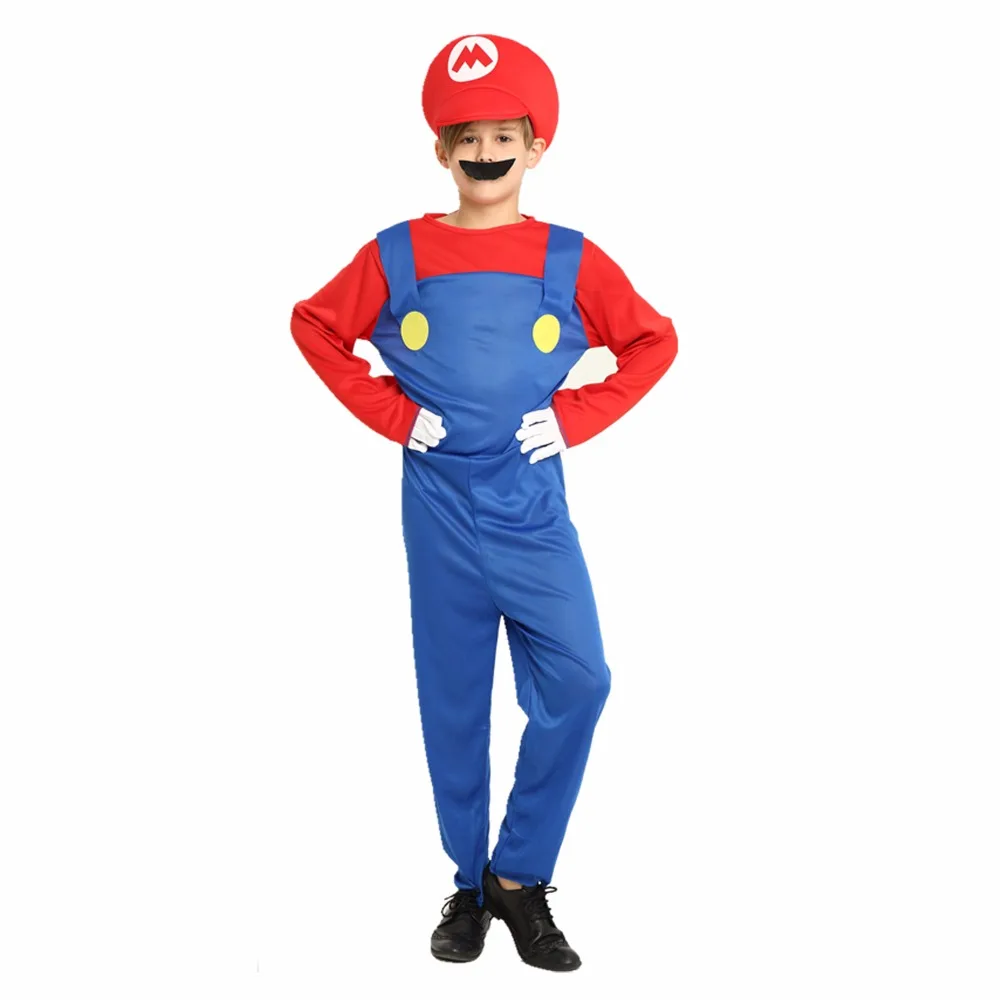 Vevefhuang Game Animal Halloween Costumes Funny Super Brother Bros Children Fantasia Cosplay Jumpsuit Xmas Carnival K -Zentai shop online