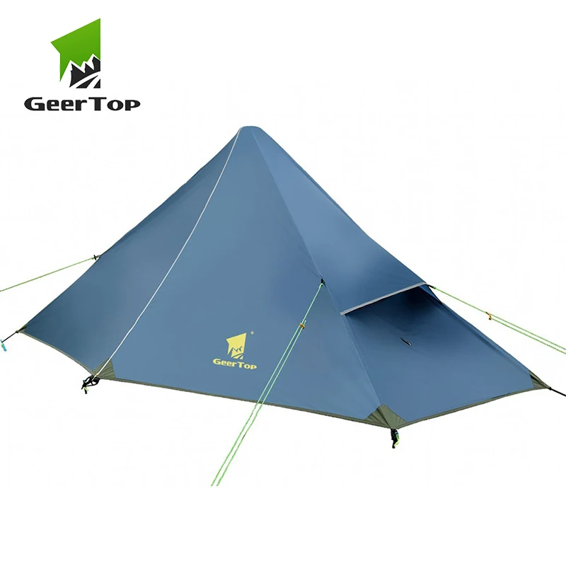 Tenda de Acampamento ao ar Geertop Ultraleve Pessoa Três Temporada Mochila Livre Caminhadas Equipamento Turístico Portátil Tendas Trekking 1 3 Uma