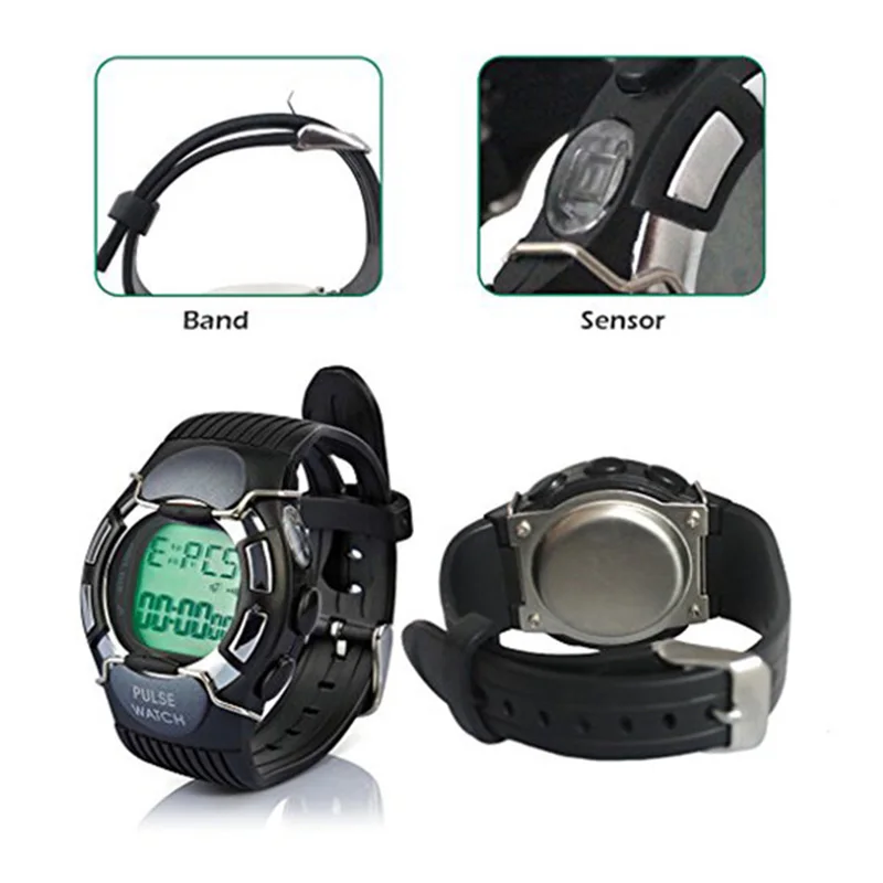 Montre cardiometre pouls частота calorimetre cardiaque Спорт Argent heatbeat Сенсор измеритель пульса Pulsemeter