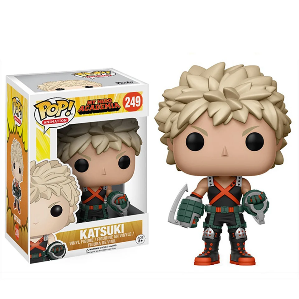 FUNKO POP My Hero Academia Anime Peripheral Izuku Midoriya Katsuki Bakugo All Might Figure Model Decoration Doll jooyoo