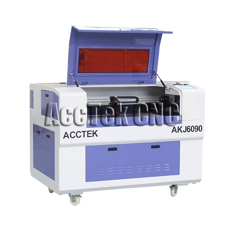 

High speed AccTek cnc engraving machine 6090 co2 laser engraver