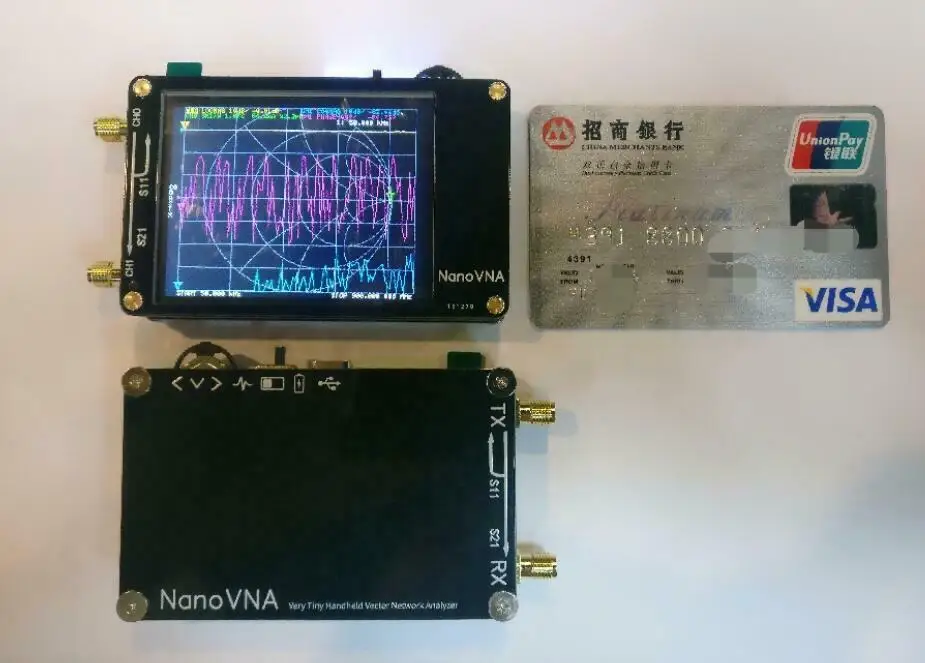 Векторный анализатор сети NanoVNA встроенный аккумулятор 2 8 дюйма кГц ~ 900 МГц для HF VHF